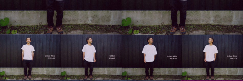 無地Tシャツ比較